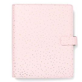 ORGANISER CONFETTI - F.TO A5 - 233 X 217 X 46 MM - CON CINTURINO - ROSA - FILOFAX 94937