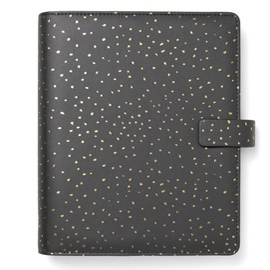 ORGANISER CONFETTI - F.TO A5 - 233 X 217 X 46 MM - CON CINTURINO - NERO - FILOFAX 94934