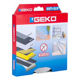 NASTRO ADESIVO ANTISCIVOLO FOSFORESCENTE ANTISLIP - 2,5 CM X 15 M - GIALLO - GEKO 101807