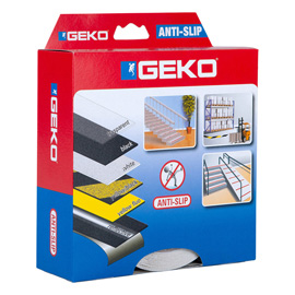 NASTRO ADESIVO ANTISCIVOLO FOSFORESCENTE ANTISLIP - 5 CM X 15 M - GIALLO - GEKO 101808