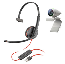 WEBCAM STUDIO P5+CUFFIA BW 3210-POLY POLYP5BW3210