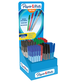 PENNE A SFERA E A SCATTO INKJOY - COLORI ASSORTITI - PAPERMATE - EXPO 300 PEZZI 102228