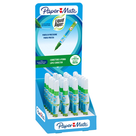 CORRETTORE A PENNA LIQUID MICRO CORRECTION PEN - 7ML - PAPERMATE - EXPO 24 PEZZI 102270