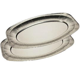 VASSOIO IN ALLUMINIO - 35X24,3X2,1 CM - CUKI - CONF. 10 PEZZI 64318