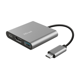 ADATTATORE USB-C - MULTIPORTA 3-IN-1 DALYX - TRUST 93732