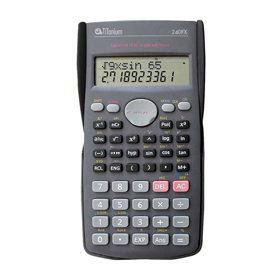 CALCOLATRICE SCIENTIFICA 240FX - 2 LINEE - 240 FUNZIONI - TITANIUM 93199