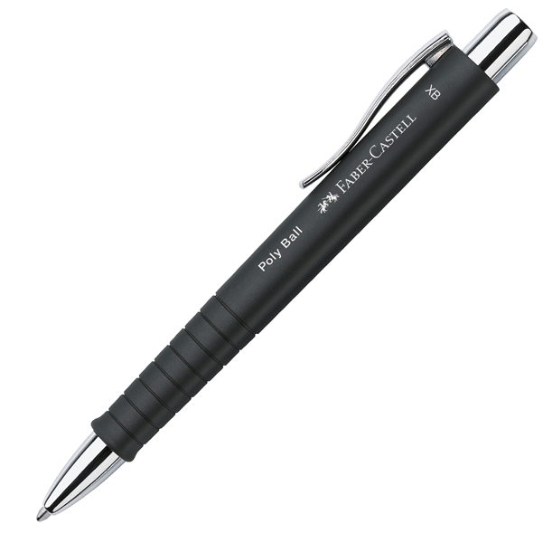 PENNA A SFERA POLY BALL - PUNTA 0,7MM - FUSTO NERO - FABER-CASTELL 89165