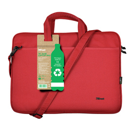BORSA PER NOTEBOOK BOLOGNA - ECOCOMPATIBILE - DA 16'' - ROSSO - TRUST 93707