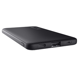 POWERBANK PRIMO - ULTRASOTTILE - DA 5.000 MAH - NERO - TRUST 98768