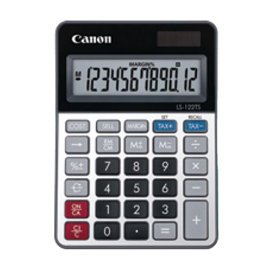 CANON CALCOLATRICE LS-122TS DBL EMEA GRIGIO CAN122TS