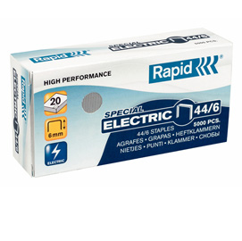 PUNTI RAPID SPECIAL ELECTRIC - 44-6 - ACCIAIO ZINCATO - METALLO - RAPID - CONF. 5000 PEZZI 32392