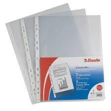 BUSTE FORATE F.U. A4 21X29,7 ANTIRIFLESSO OFFICE PPL COPY SAFE 25PZ. ESSELTE
