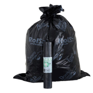 SACCHI - 72X110 CM - 110 L - 47 MICRON - NERO - ROLSAC - CONF. 10 PEZZI 89614