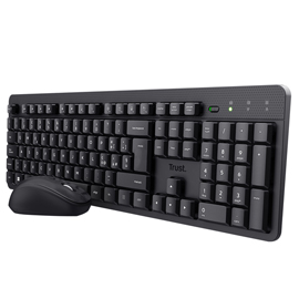 SET TASTIERA + MOUSE WIRELESS ULTRASILENZIOSO TKM-360 -TRUST 99577