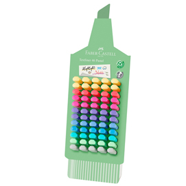 EVIDENZIATORE TEXTLINER 46 - COLORI ASSORTITI - FABER CASTELL - EXPO 60 PEZZI 95572