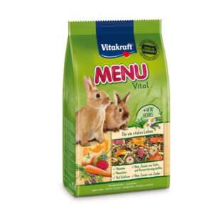 MENU' ALIMENTO PER CONIGLI NANI - 1 KG - VITAKRAFT 92116