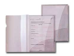 CARTELLINE CON TASCHE CAPRI 69-2 - PVC - 21X29,7 CM - CRISTALLO - SEI ROTA - CONF. 5 PEZZI 25064