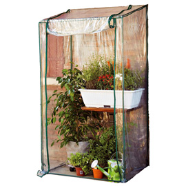 SERRA BUGANVILLEA - SENZA RIPIANI - 100 X 170/190 CM - PVC - VERDE/TRASPARENTE - VERDEMAX 99318