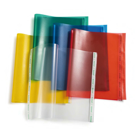 COPRILIBRO GLASS GOFFRATO - CON BIADESIVO - 50 X 31 CM - PP - TRASPARENTE - RIPLAST 96949