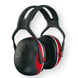 CUFFIA PROTETTIVA PELTOR X3A - SNR 33 DB - NERO-ROSSO - 3M 79838