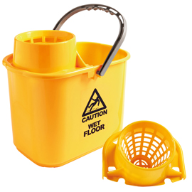 SECCHIO POLAR - CON STRIZZATORE - 15 L - GIALLO - PERFETTO 99711
