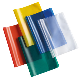 COPRIMAXI GLASS GOFFRATO - CON ALETTE - A4 - PP - ROSSO - RIPLAST 96951