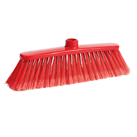 SCOPA ALMA - PER INTERNI - ROSSO - 33 X 7,5 X 11,5CM - PPL/PVC - PERFETTO 99698