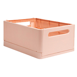 SCATOLA PIEGHEVOLE THE SMART CASE MAXI SKANDI - 37,5 X 27,5 X 16,3 CM - NUDE EXACOMPTA 101465