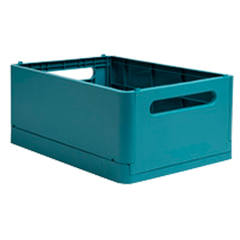 SCATOLA PIEGHEVOLE THE SMART CASE MAXI SKANDI - 37,5 X 27,5 X 16,3 CM - BLU PACIFICO - EXACOMPTA 101464