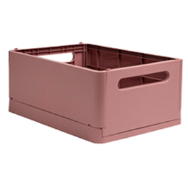 SCATOLA PIEGHEVOLE THE SMART CASE MAXI SKANDI - 37,5 X 27,5 X 16,3 CM - ROSA ANTICO - EXCOMPTA 101463