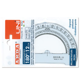 GONIOMETRO UNI - 180GRADI - 12CM - ARDA 34871