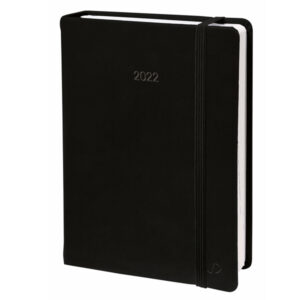 AGENDA SETTIMANALE AFFARI PRESTIGE ML 2022 - 10 X 15 CM - SILK NERO - QUO VADIS 92983