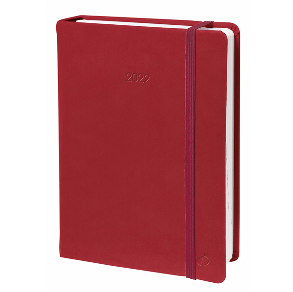 AGENDA SETTIMANALE MINISTRO PRESTIGE 2022 - 16 X 24 CM - SILK BORDEAUX - QUO VADIS 92982