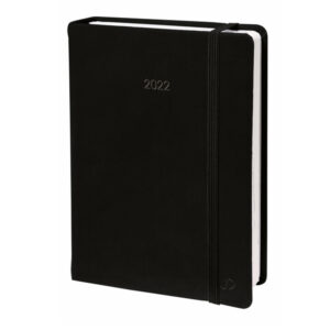 AGENDA SETTIMANALE MINISTRO PRESTIGE 2022 - 16 X 24 CM - SILK NERO - QUO VADIS 92981