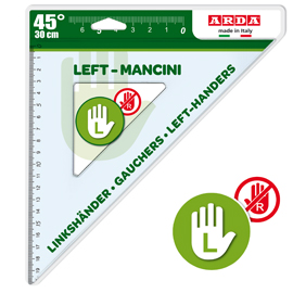 SQUADRA PER MANCINI - 45GRADI - 30CM - ARDA 82385