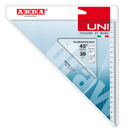 SQUADRA UNI - 45GRADI - 30CM - ARDA 34861
