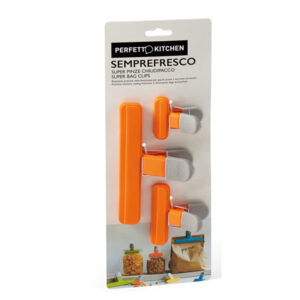 PINZONE CHIUDI PACCO SEMPREFRESCO - PERFETTO - SET 3 PEZZI 89846