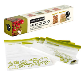 BUSTE PER ALIMENTI FRESCOFOOD - LARGE - 25,5 X 33 CM - PERFETTO - CONF. 10 PEZZI 99033