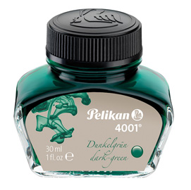 INCHIOSTRO STILOGRAFICO 4001 - LUNGHEZZA 39MM - VERDE SCURO - 30ML - PELIKAN 36319
