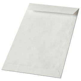 BUSTA A SACCO BIANCA - LEMBO NON GOMMATO - 100X150 MM - 50 GR - BLASETTI - CONF. 1000 PEZZI 36998