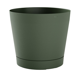 VASO ORIONE - 6,3 L - DIAMETRO 24 CM - VERDE FORESTA - TERAPLAST 100661