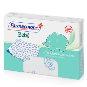 TELI CAMBIA BEBE' - 46 X 68 CM - FARMACOTONE - BUSTA DA 4 PEZZI 91604