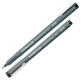 PENNARELLO PIGMENT LINER 308 - NERO - 0,3MM - STAEDTLER 25012