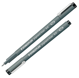 PENNARELLO PIGMENT LINER 308 - NERO - 0,4MM - STAEDTLER 25013