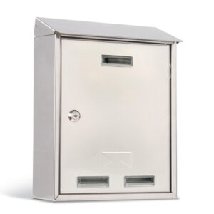 CASSETTA POSTALE ELIOS STEEL - 27,5X35X12 CM - ACCIAIO INOX - METALPLUS 65340