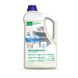 DETERGENTE GREEN POWER PIATTI - SANITEC - TANICA DA 5 L 82778