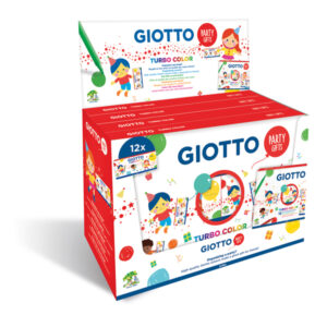 SET 12 ASTUCCI DA 6 PENNARELLI - TURBO COLOR PARTY GIFTS - GIOTTO 88330