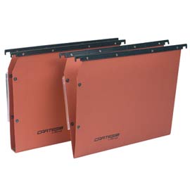 CARTELLA SOSPESA CARTESIO PLUS - ARMADIO - INTERASSE 33 CM - FONDO U 50 MM - 32,6X28 CM - ARANCIO - BERTESI 48906