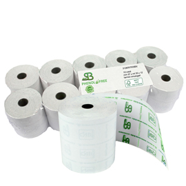 BLISTER 10 ROTOLI RC CARTA TERMICA LUNGA DURATA 57,5MM X 80MT D77MM 100164