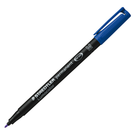 PENNARELLO LUMOCOLOR M  PERMANENT 317  - PUNTA 1,0MM - BLU - STAEDTLER 47921